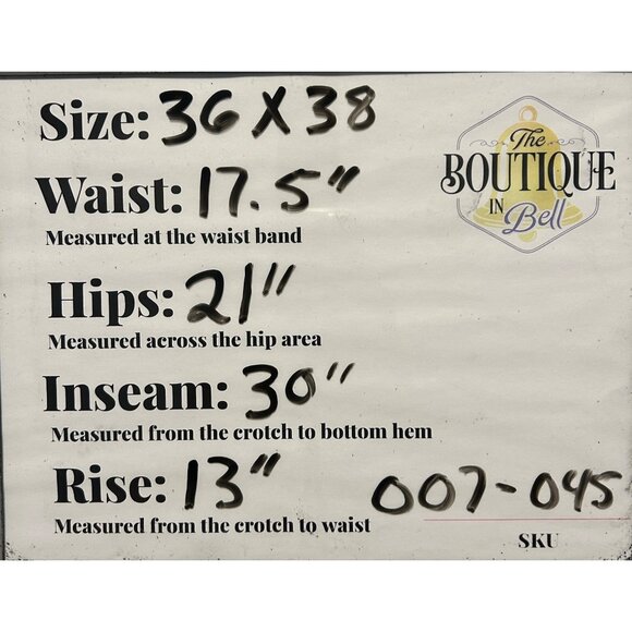 Havanera Mens L 36-38 Beige Linen Chino Pants Pockets Button Fly Closure Casual - Picture 12 of 13